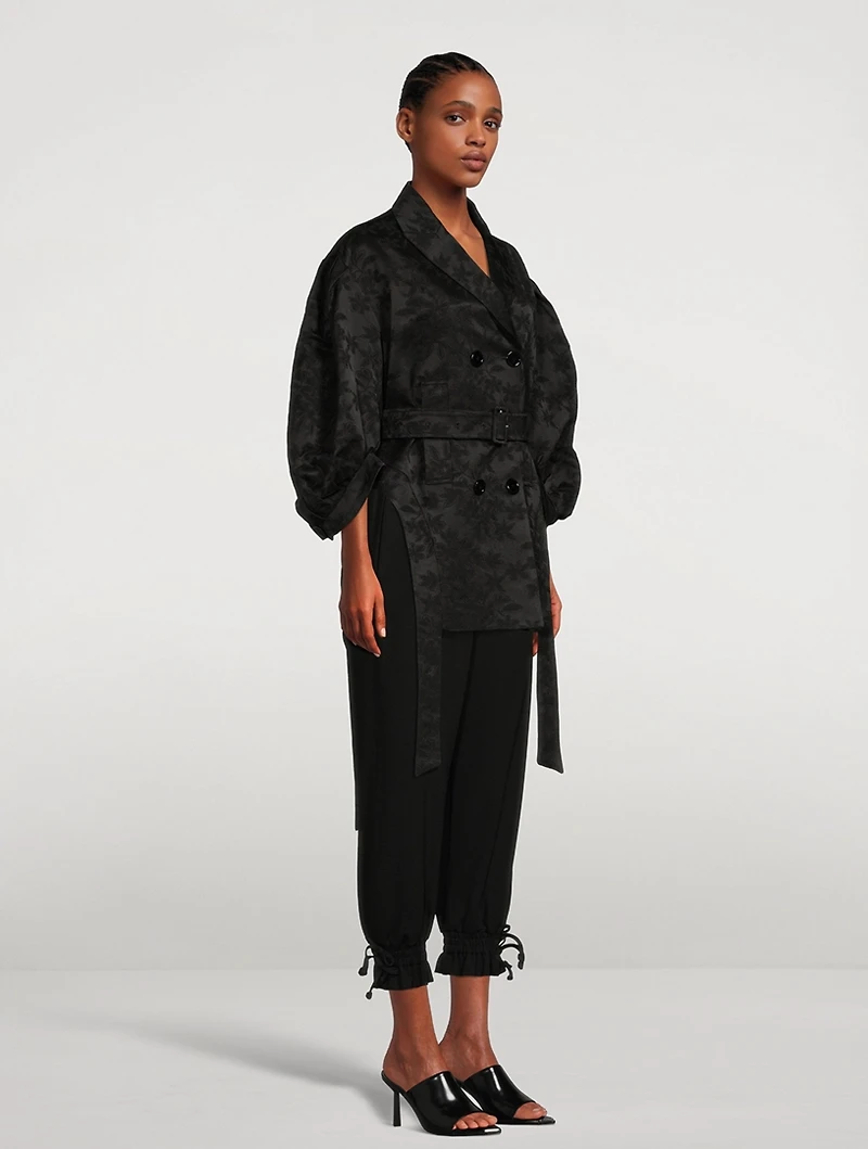 Signature Sleeve Brocade Jacket