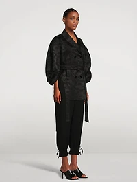 Signature Sleeve Brocade Jacket