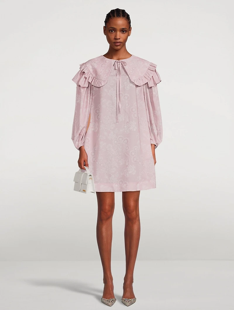Signature Sleeve Frill Collar Dress