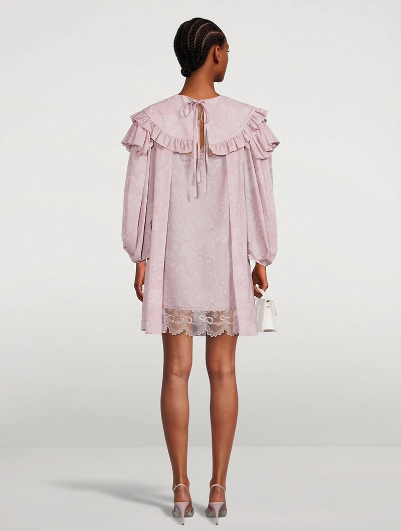 Signature Sleeve Frill Collar Dress