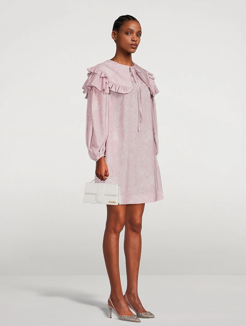 Signature Sleeve Frill Collar Dress