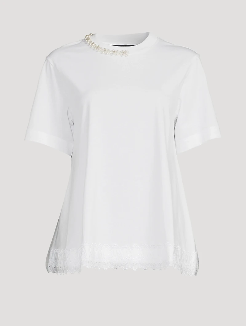 Embellished A-Line T-Shirt