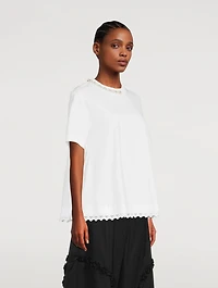 Embellished A-Line T-Shirt