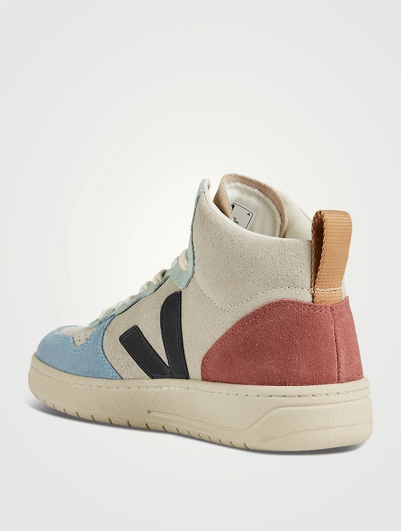 V-15 Suede High-Top Sneakers