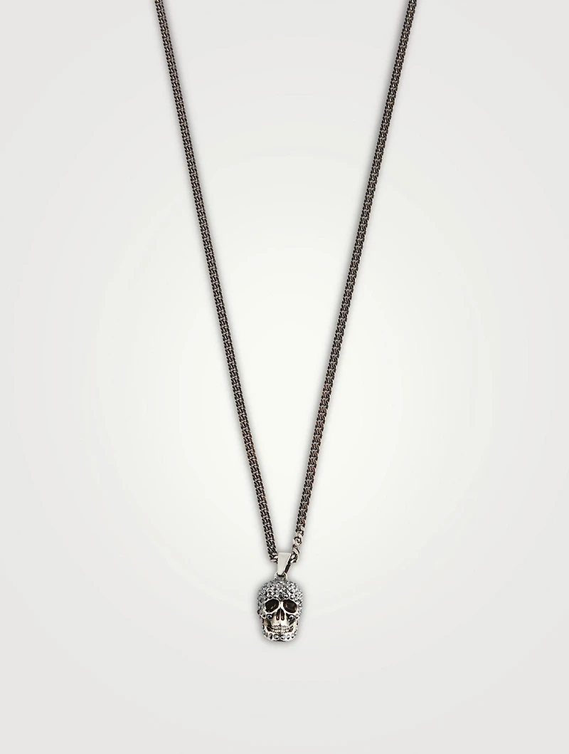 Pavé Skull Necklace