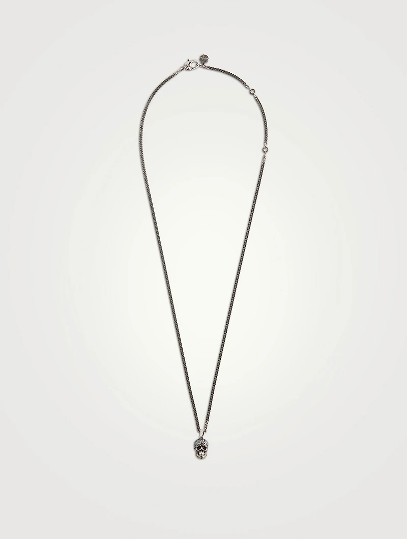Pavé Skull Necklace