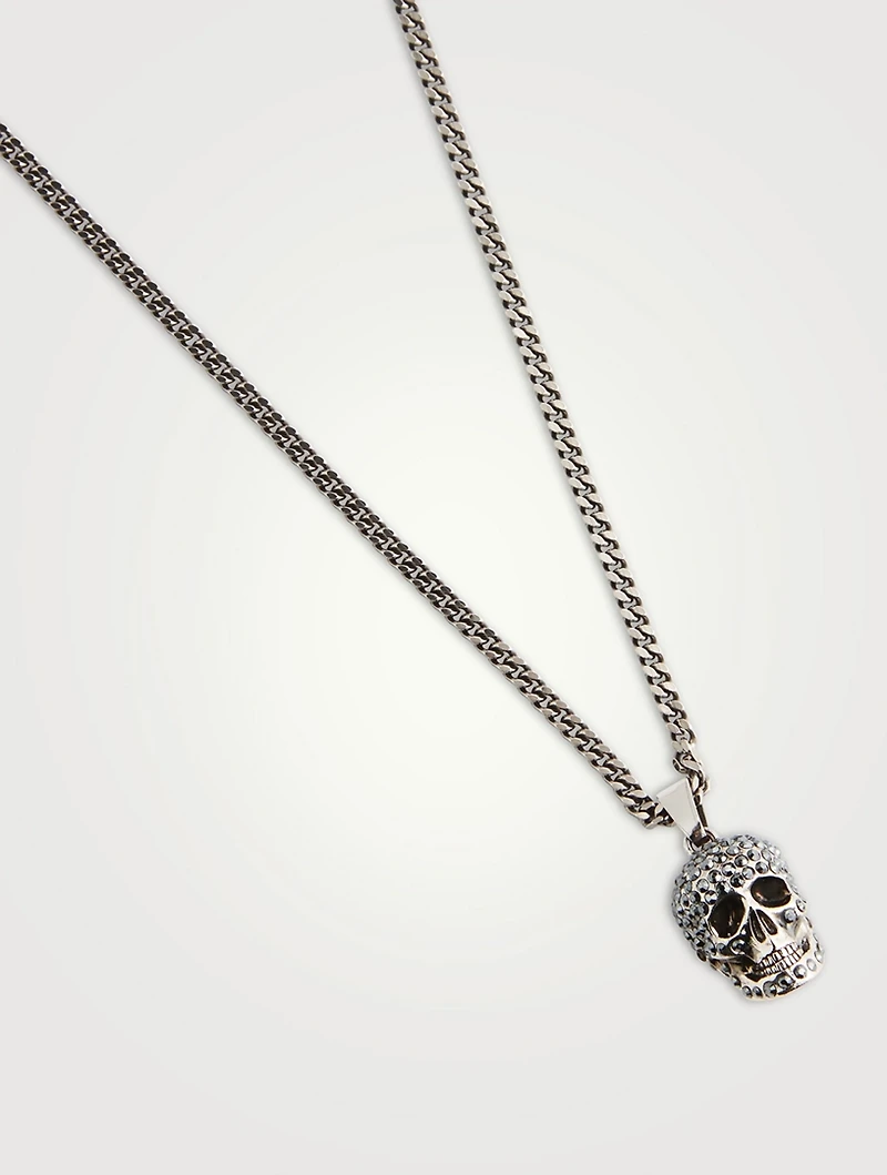 Pavé Skull Necklace