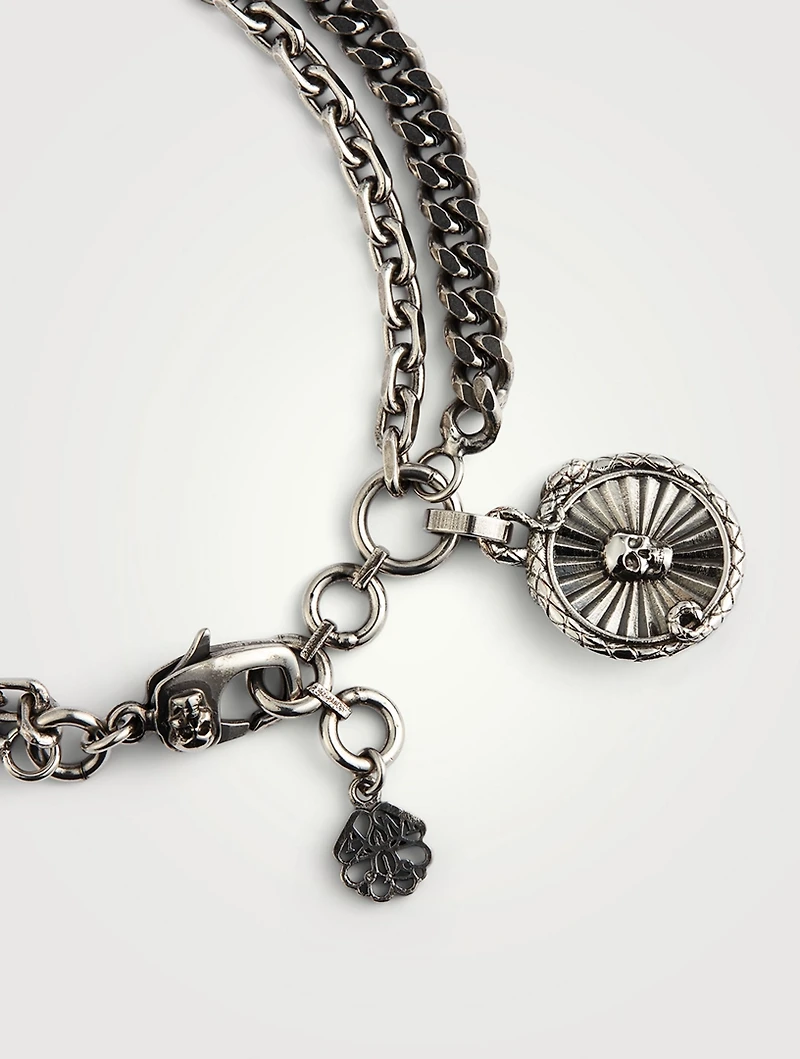 Snake Medallion Bracelet