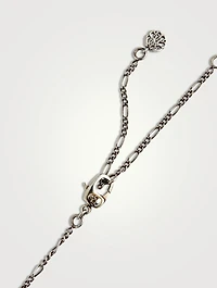 Studded Seal And Skull Necklace