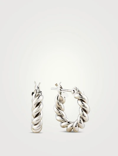 Mini Twist Hoop Earrings