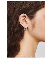 Mini Twist Hoop Earrings