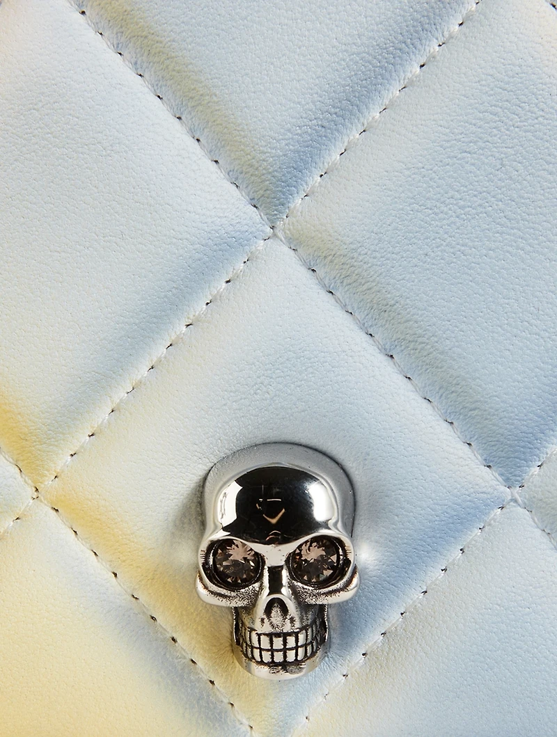 Mini Skull Degradé Quilted Leather Bag