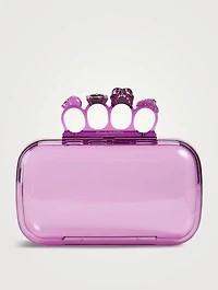 Skull Four-Ring Acrylic Clutch