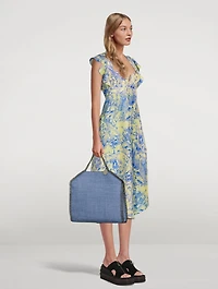 Falabella Raffia Tote Bag
