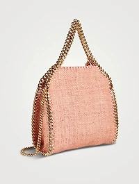 Mini Falabella Raffia Tote Bag