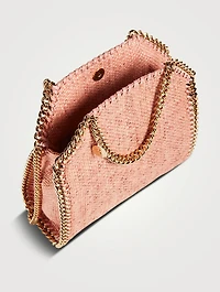 Mini Falabella Raffia Tote Bag
