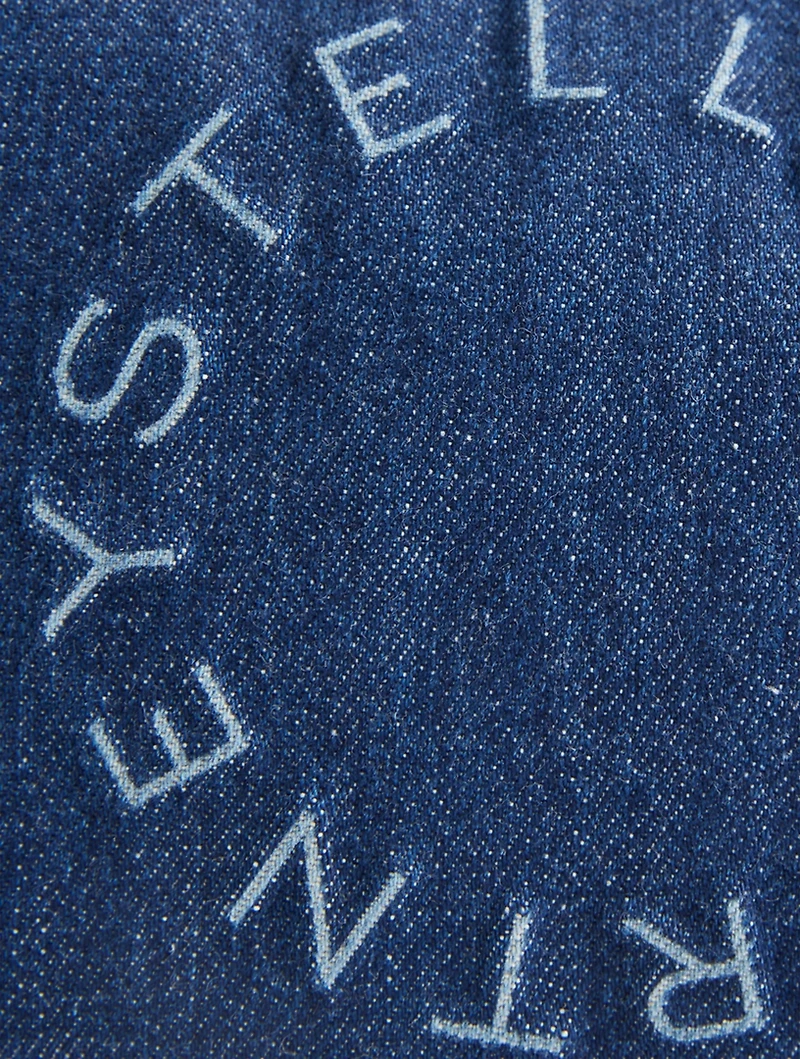 Small Stella Logo Denim Shoulder Bag