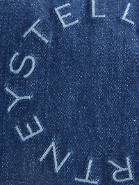 Small Stella Logo Denim Shoulder Bag