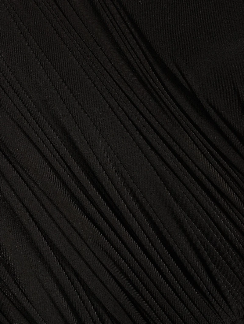 Asymmetric Jersey Dress