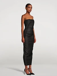 Bustier Midi Dress