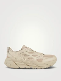 Clifton L Mesh And Leather Sneakers