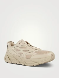 Clifton L Mesh And Leather Sneakers