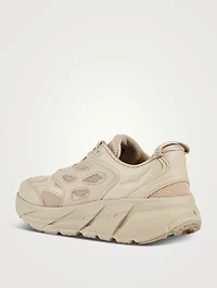 Clifton L Mesh And Leather Sneakers
