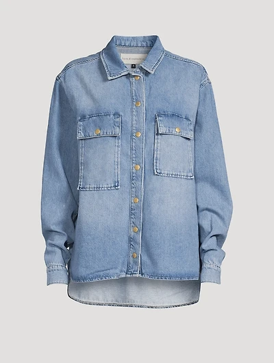 Josephine Skriver x Triarchy Denim Travel Shirt