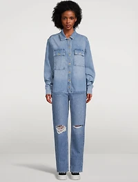 Josephine Skriver x Triarchy Denim Travel Shirt