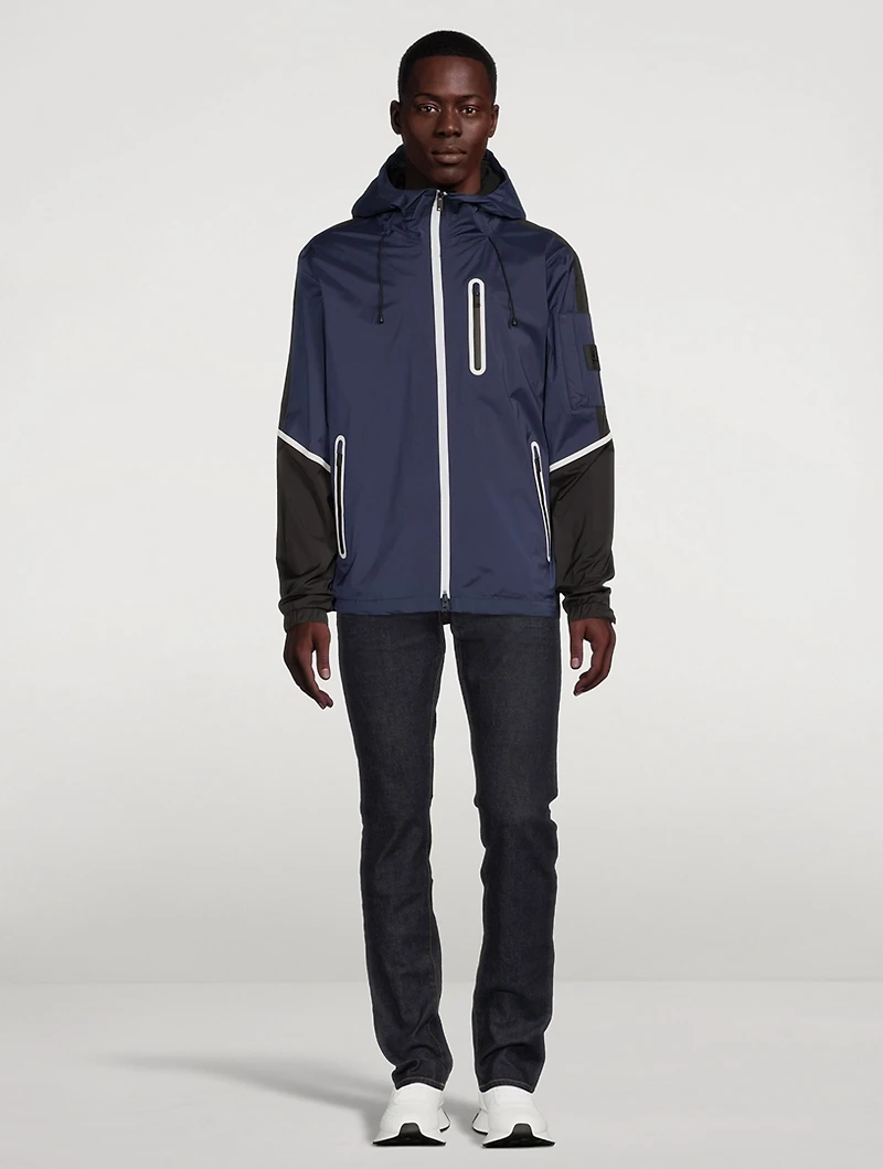 Jensen Zip Rain Jacket With Hood