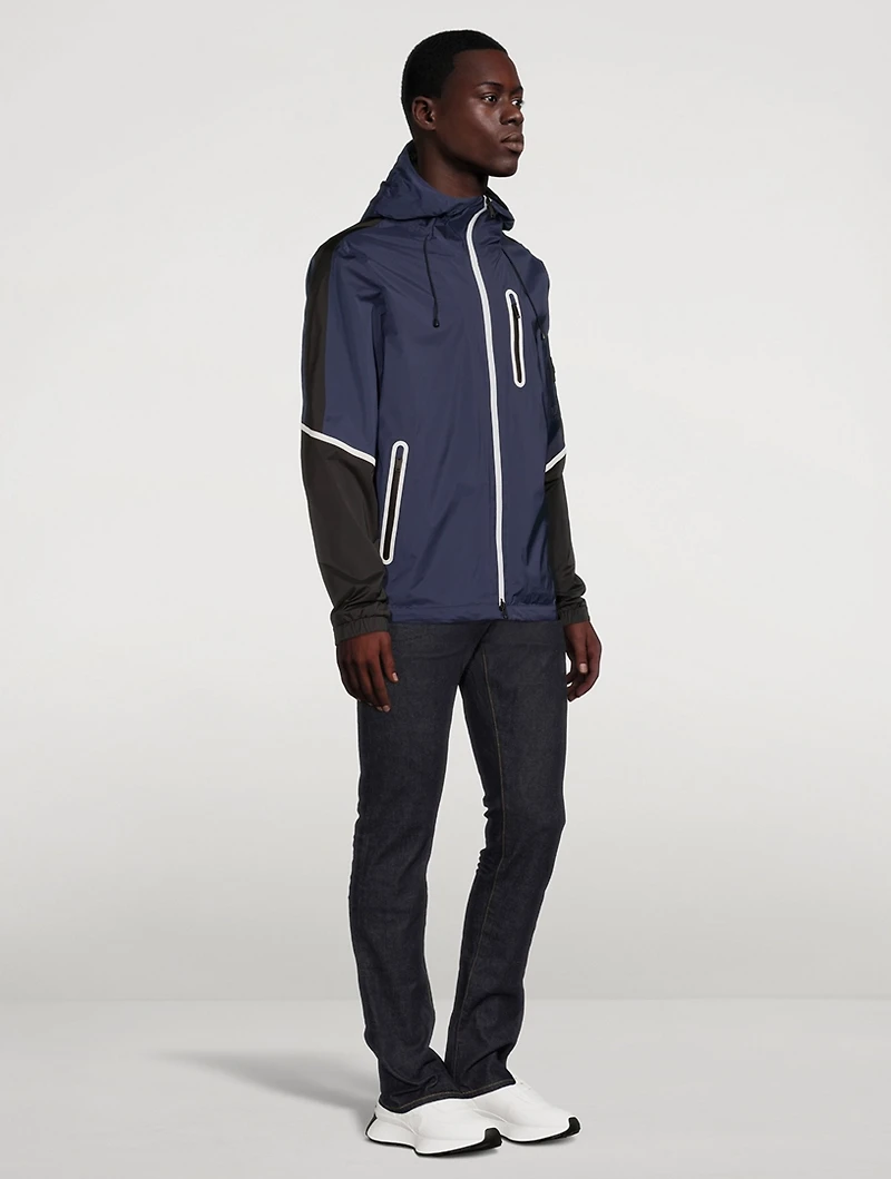 Jensen Zip Rain Jacket With Hood