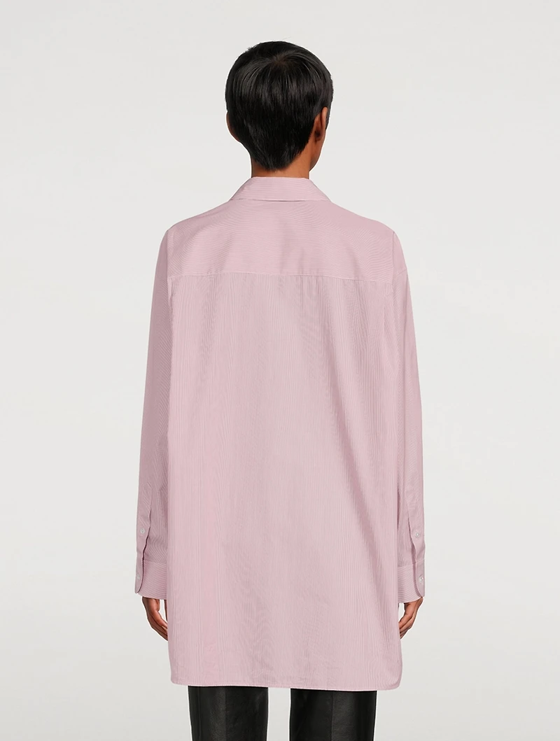 Luka Cotton Shirt Striped Print