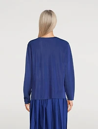 Lucla Reversible V-Neck Long-Sleeve Top