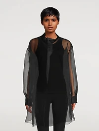 Talia Silk Organza Shirt