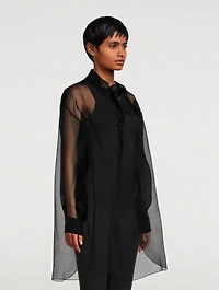 Talia Silk Organza Shirt