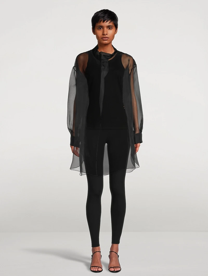 Talia Silk Organza Shirt