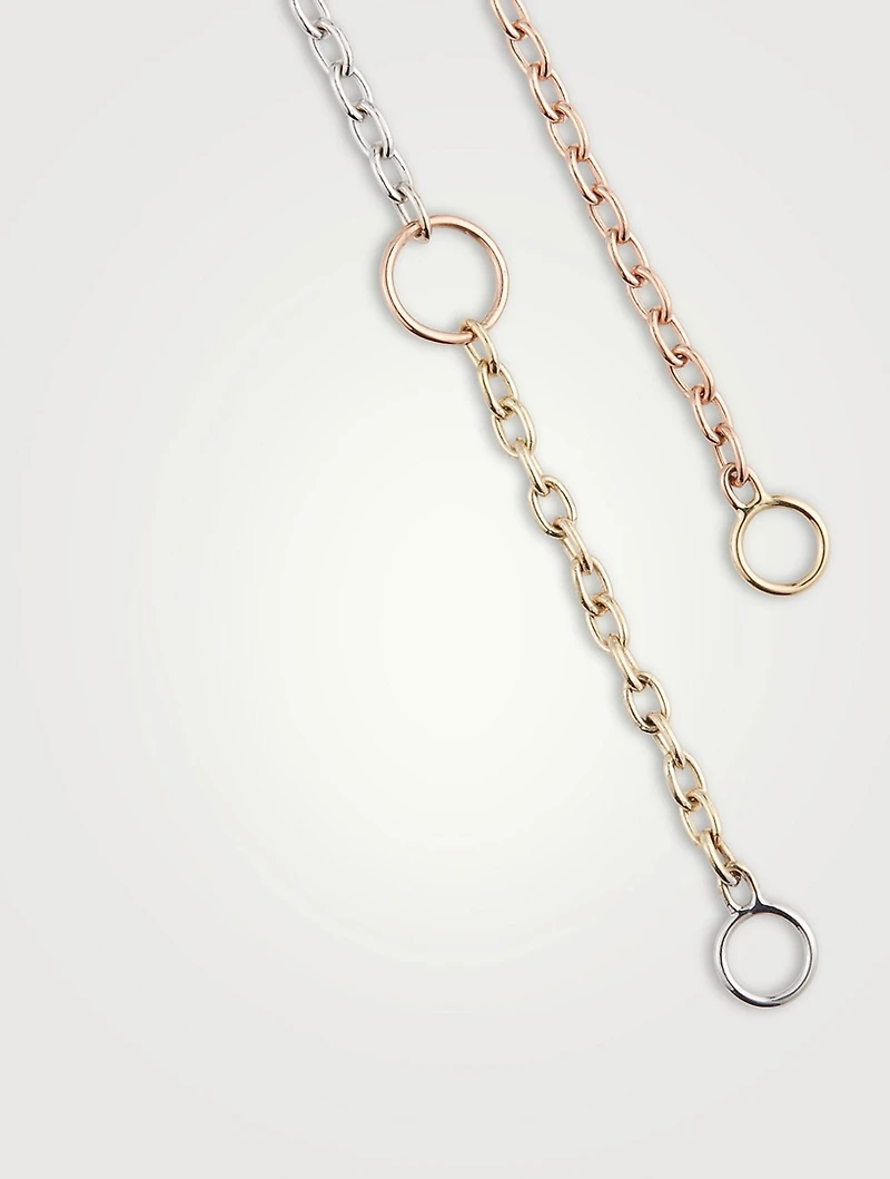 20-Inch 14K Gold 3 Loop Pulley Chain