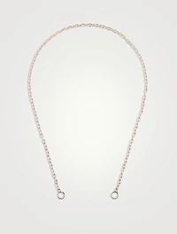 16-Inch 14K Rose Gold Pulley Chain