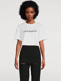 Palm Tree Logo Cropped T-Shirt