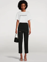 Palm Tree Logo Cropped T-Shirt