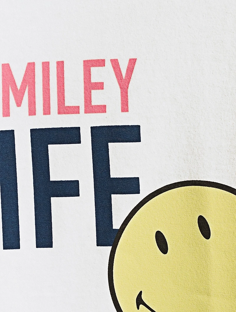 Smiley Recycled-Cotton Cool T-Shirt
