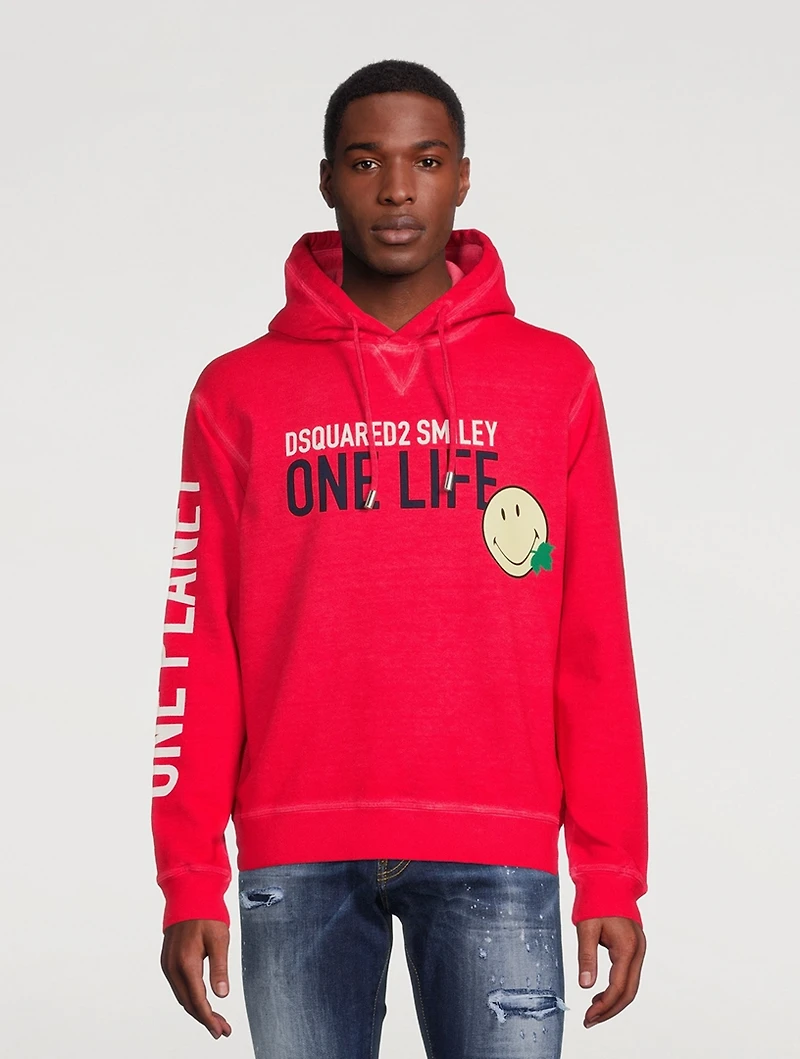 Smiley Organic Cotton Cool Hoodie