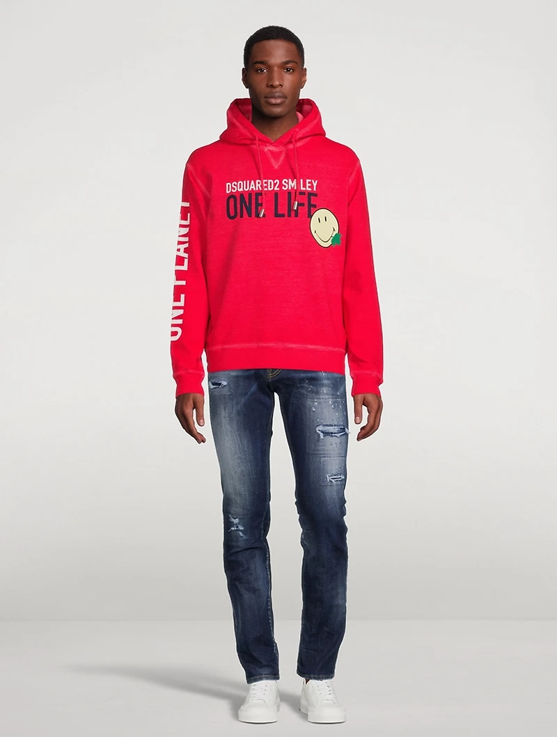 Smiley Organic Cotton Cool Hoodie