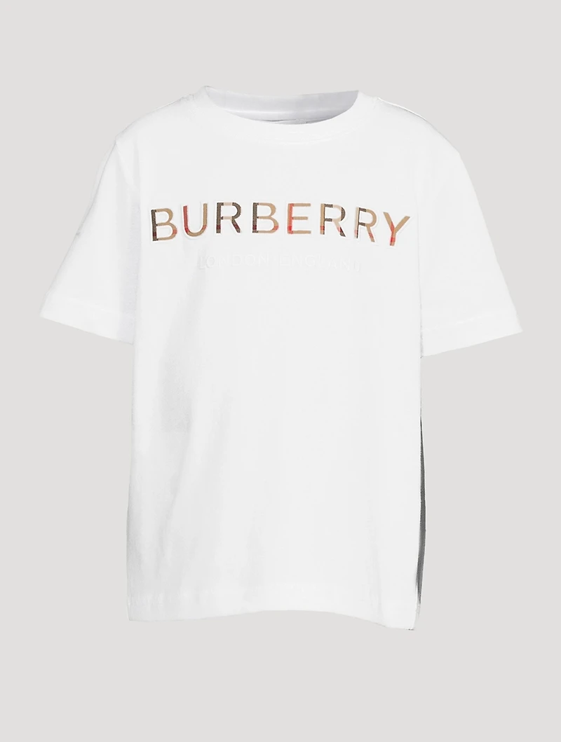 Cotton Embroidered Logo T-Shirt