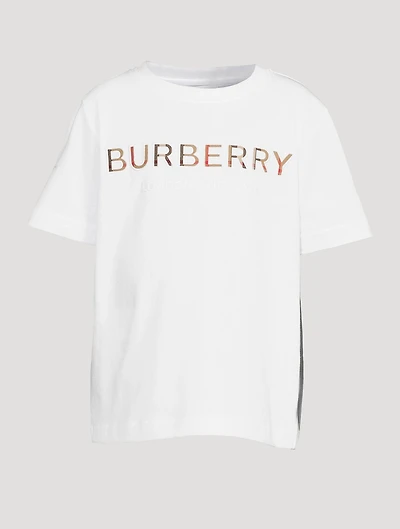 Cotton Embroidered Logo T-Shirt