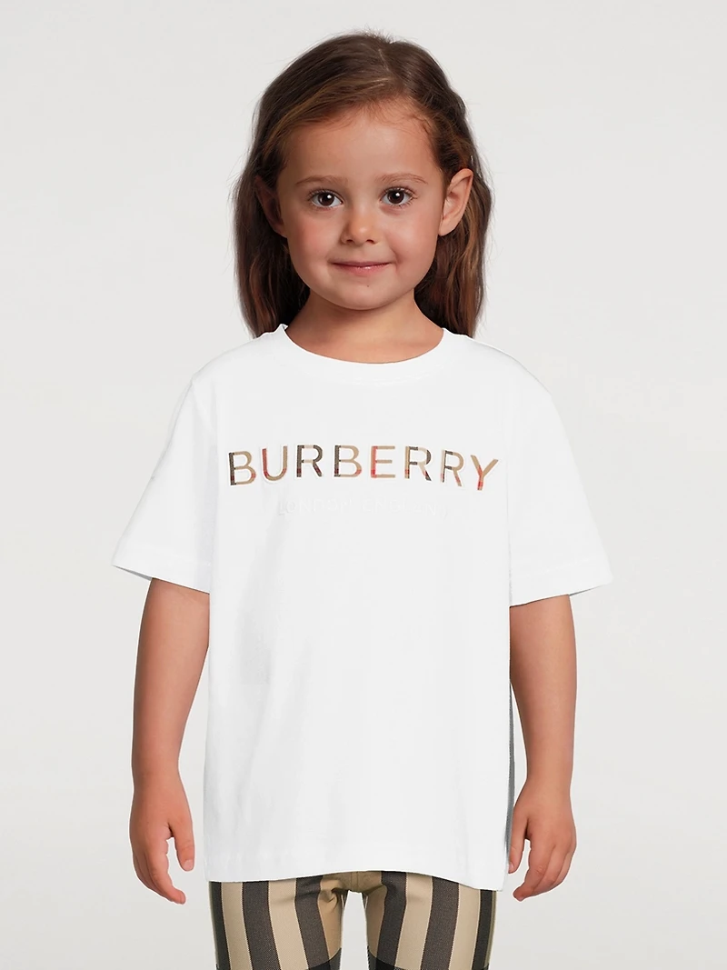 Cotton Embroidered Logo T-Shirt