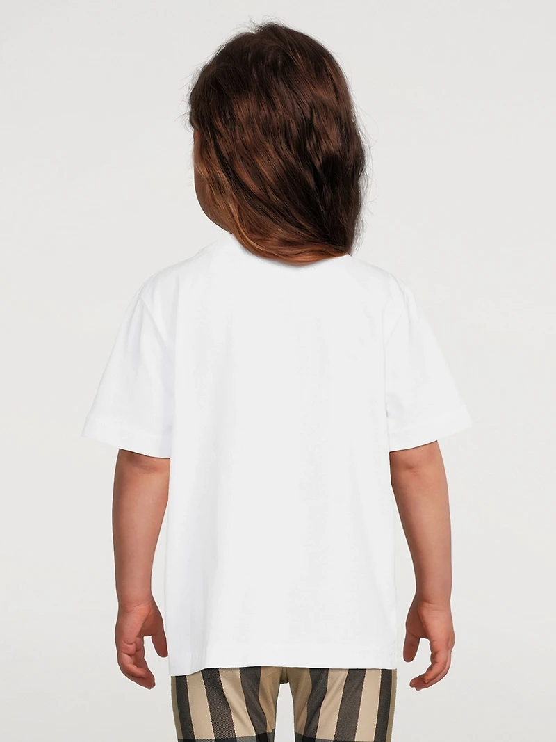 Cotton Embroidered Logo T-Shirt