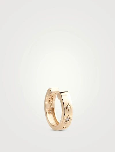 Mel Soldera 14K Celestial Ear Cuff With Diamonds