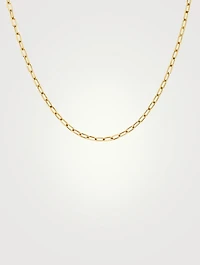 14K Gold Mini Link Necklace