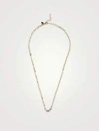 14K Gold Mini Link Necklace